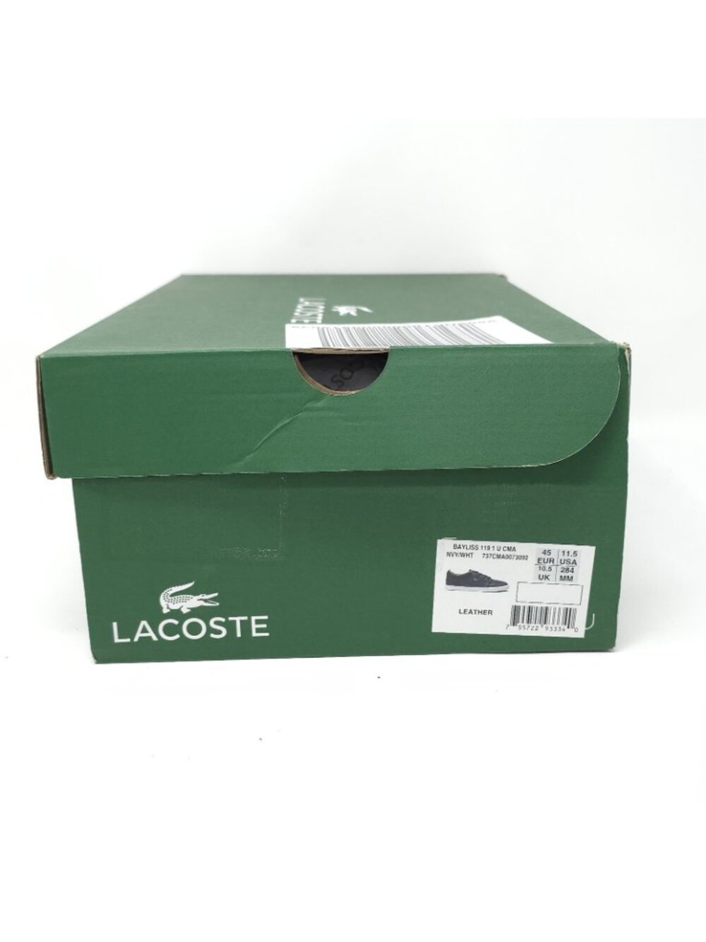 New Lacoste Bayliss 119 1 U Navy Men’s Sneakers 11.5M - Picture 7 of 7